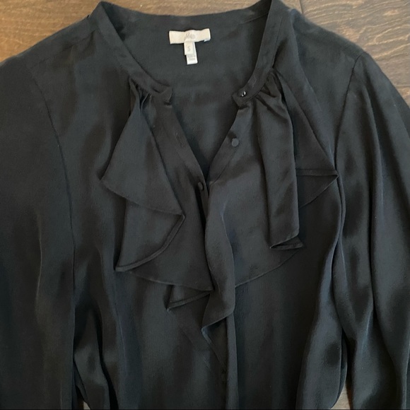 NWOT Joie Wide Sleeve 100% Silk Top - Picture 2 of 4